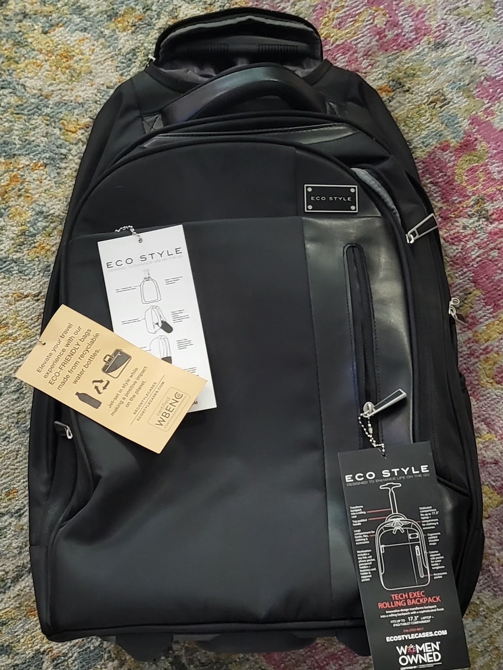 NEW Eco Style Rolling Backpack